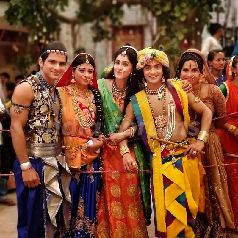 Actors from the sets of RadhaKrishn