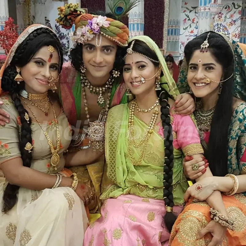 Krishna with all mothers from RadhaKrishn