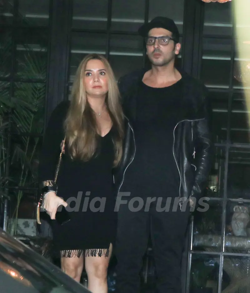 Zayed Khan at Hrithik Roshan Birthday Bash