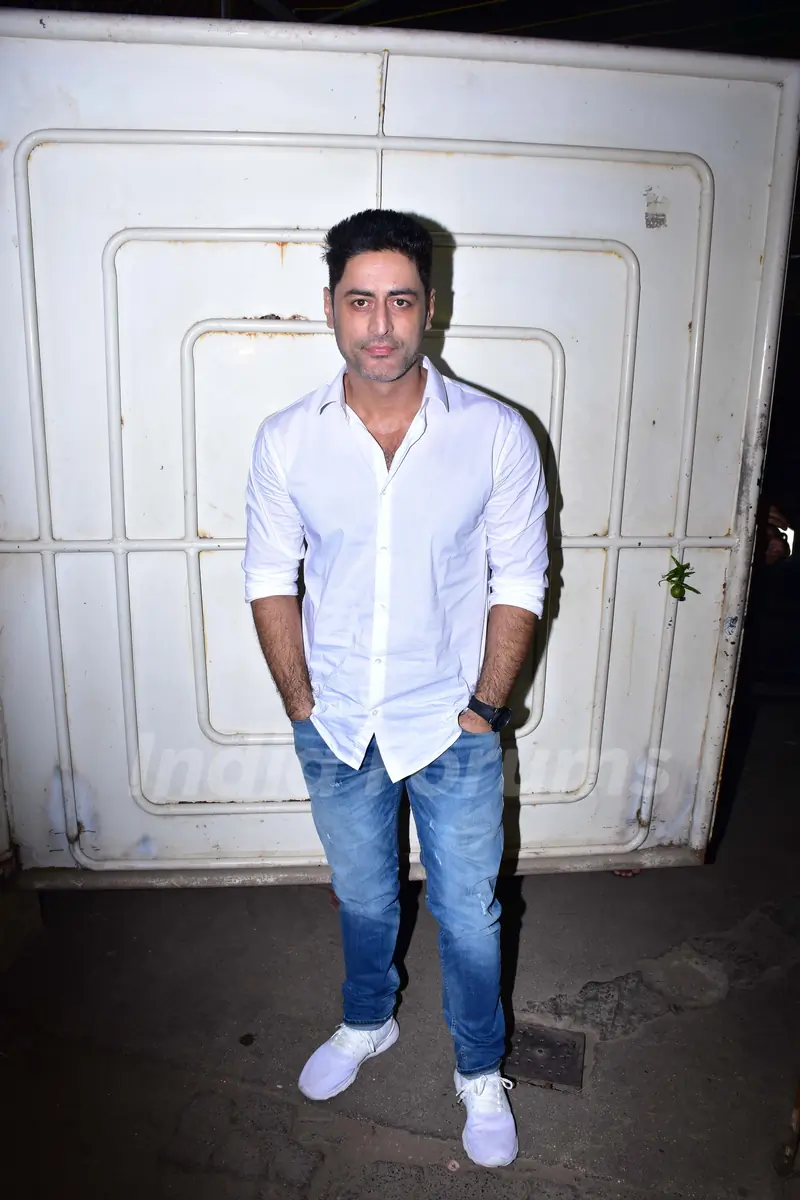 Mohit Raina snapped during the screening of 'URI'