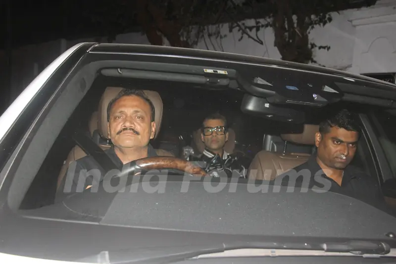 Karan Johar at Sidharth Malhotra's birthday bash