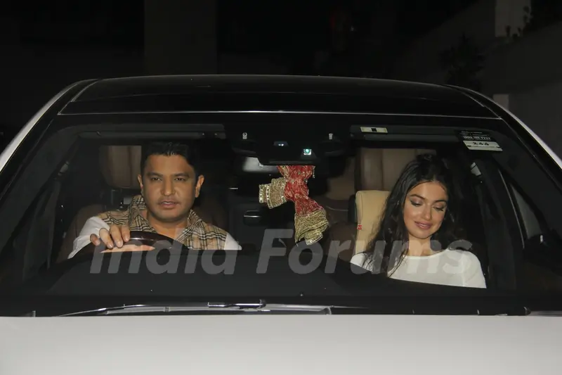 Bhushan Kumar and Divya Khosla Kumar at Sidharth Malhotra's birthday bash
