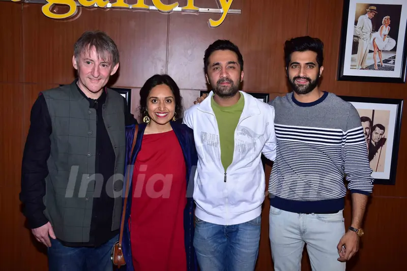 Siddhanth Kapoor, Akshay Oberoi, Pia Sukanya, Micheal Ward at 'Bombairiya' screening