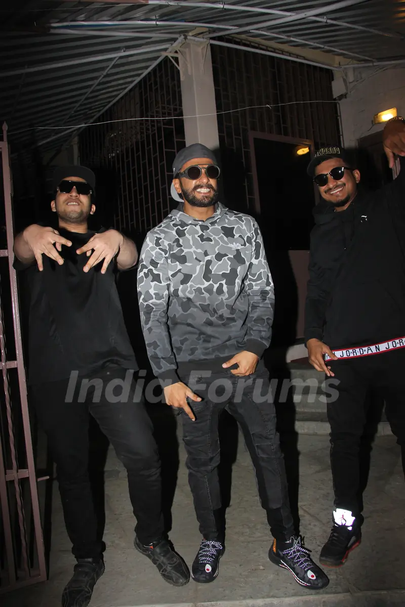 Ranveer Singh snapped at dubbing studio Bandra