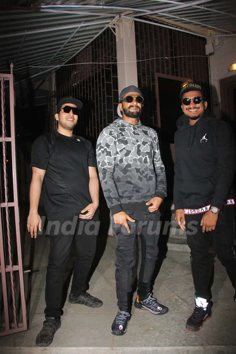 Ranveer Singh snapped at dubbing studio Bandra