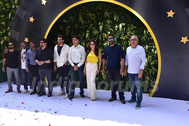 Celebrities at the trailer launch of 'Total Dhamaal'