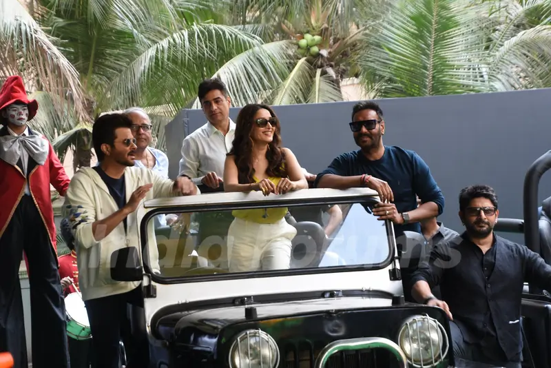 Celebrities at the trailer launch of 'Total Dhamaal'