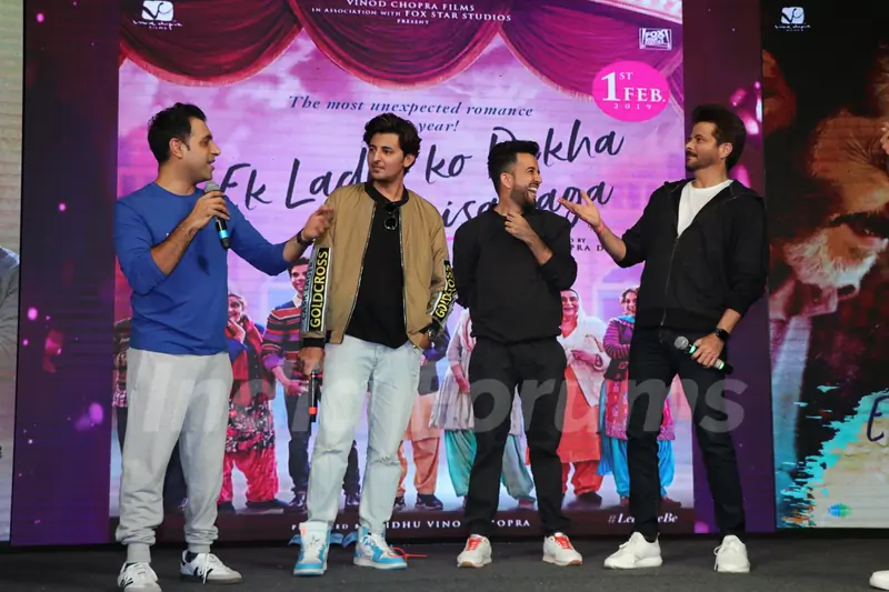 Anil Kapoor and Darshan Raval at NMIMS