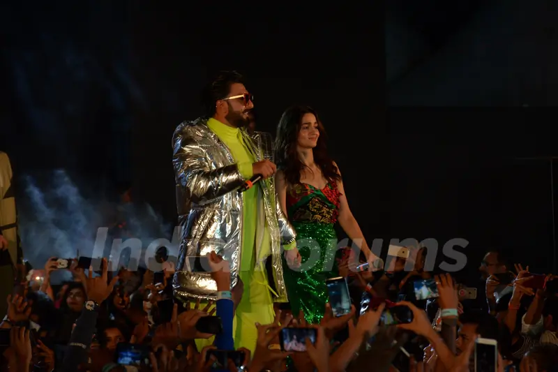 Ranveer Singh and Alia Bhatt at Gully Boy Music Launch