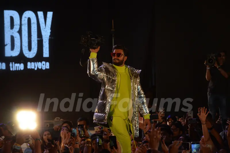 Ranveer Singh at Gully Boy Music Launch