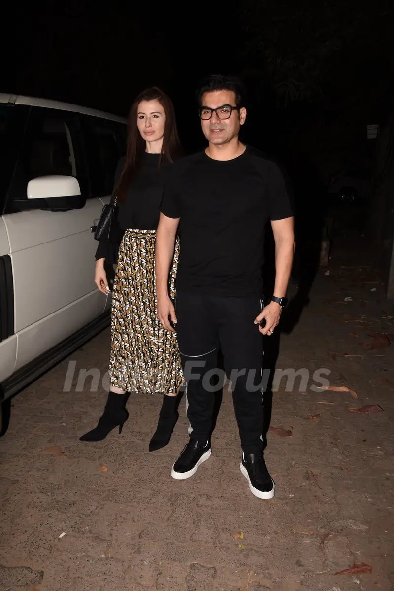 Arbaaz Khan spotted at Thackeray movie screening