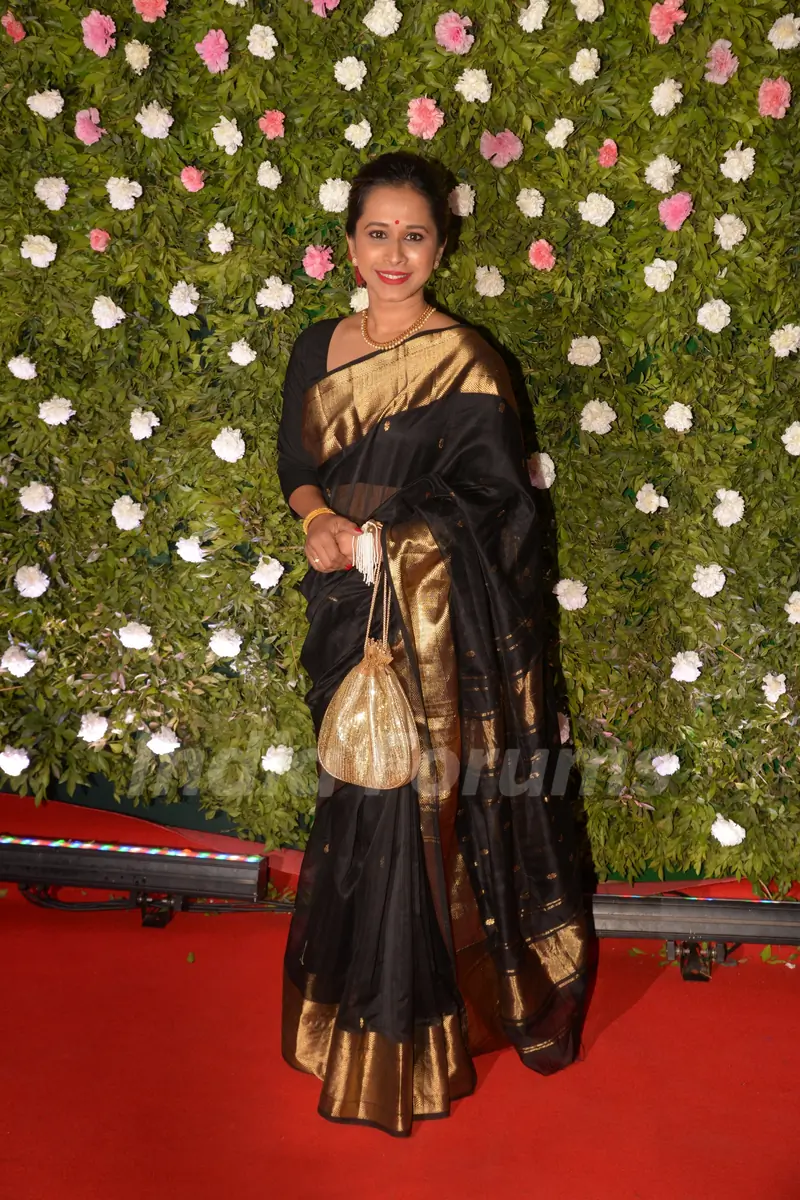 Shreya Bugde at Amit Thackeray's reception