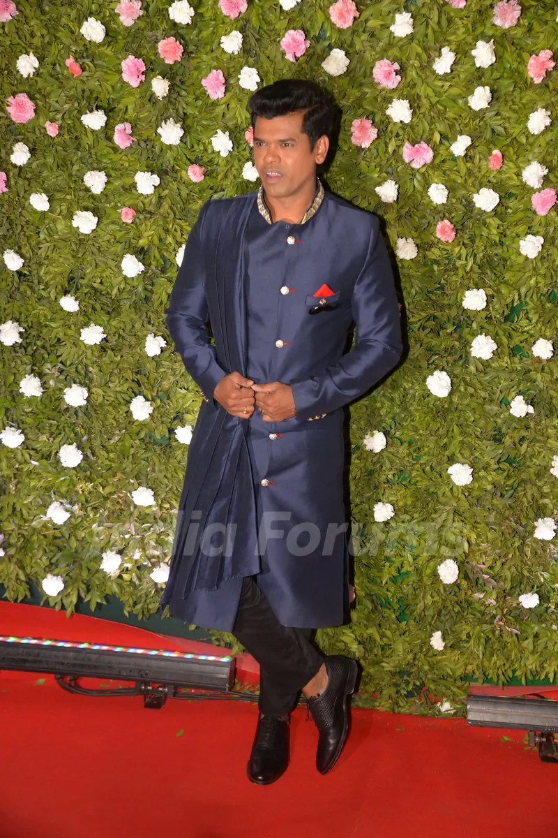Siddharth Jadhav at Amit Thackeray's reception