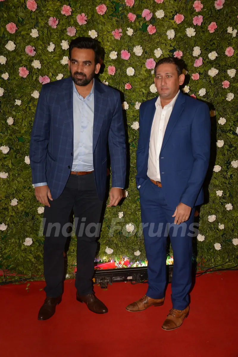Zaheer Khan at Amit Thackeray's reception