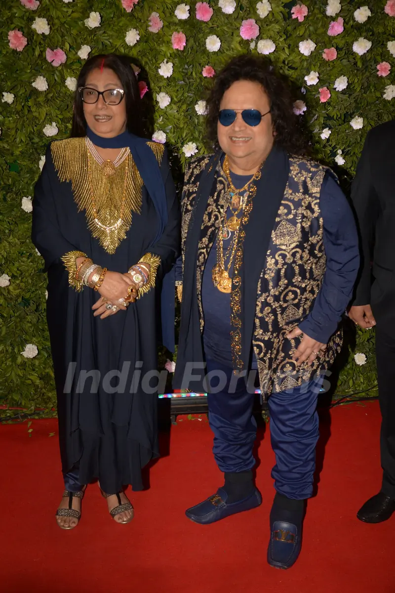 Bappi Lahiri at Amit Thackeray's reception