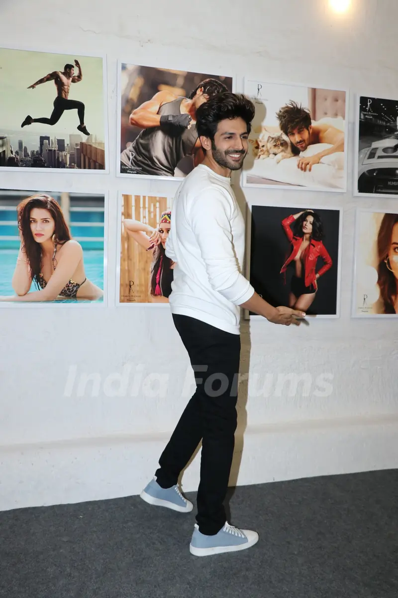 Kartik Aaryan at Dabboo Ratnani calendar 2019 launch