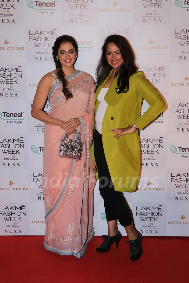 Sameera Reddy and Eesha Kopikar at Lakme Fashion Week Day 2