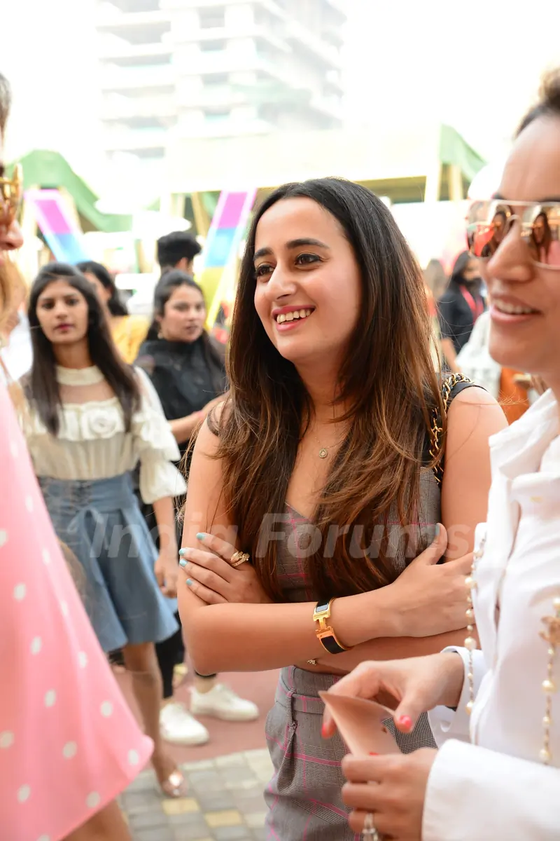 Natasha Dalal snapped at Lakme Fashion Week