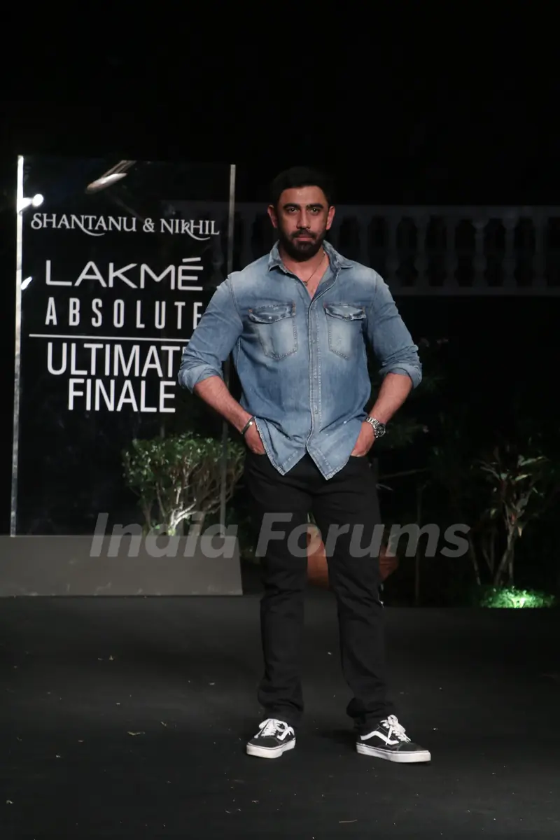 Amit Sadh snapped at Lakme Fashion Week
