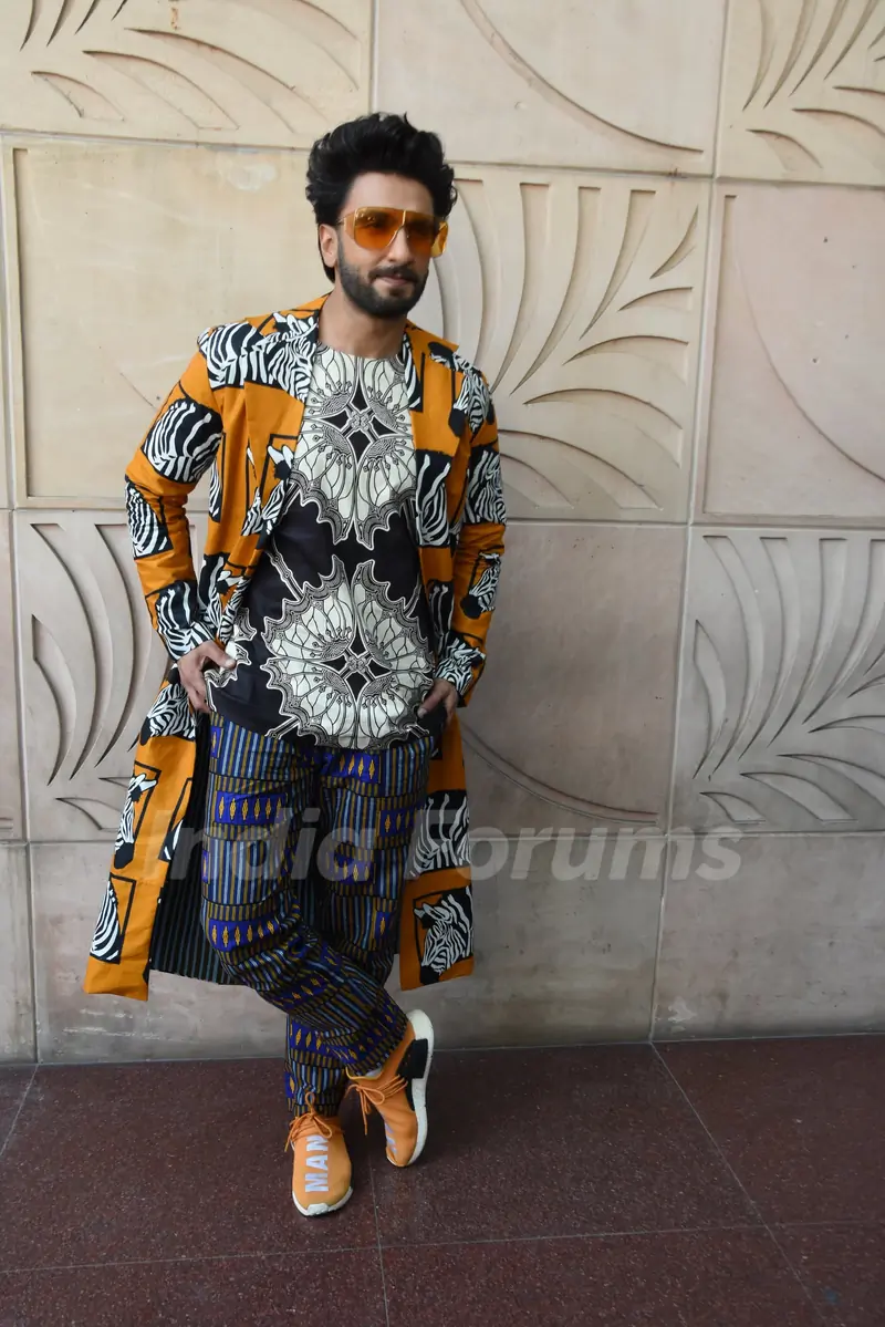 Ranveer - Alia snapped during Promotions of Gully Boy