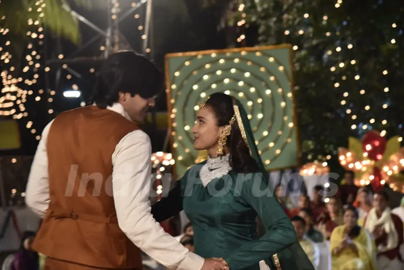 Sangeet ceremony pictures of Sameer and Naina from Yeh Un Dinon Ki Baat Hai