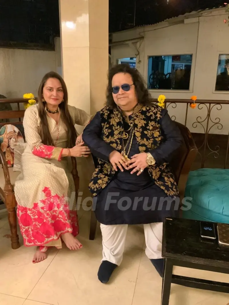 Bappi Lahiri's Saraswati Pooja