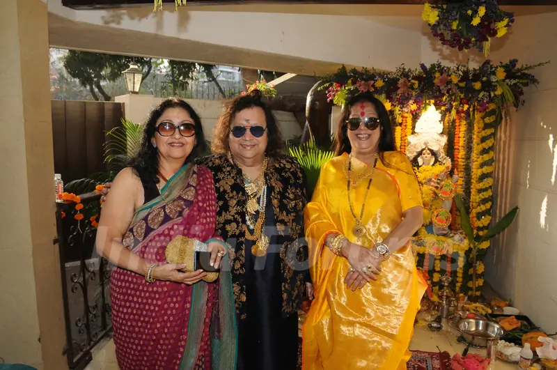 Bappi Lahiri's Saraswati Pooja