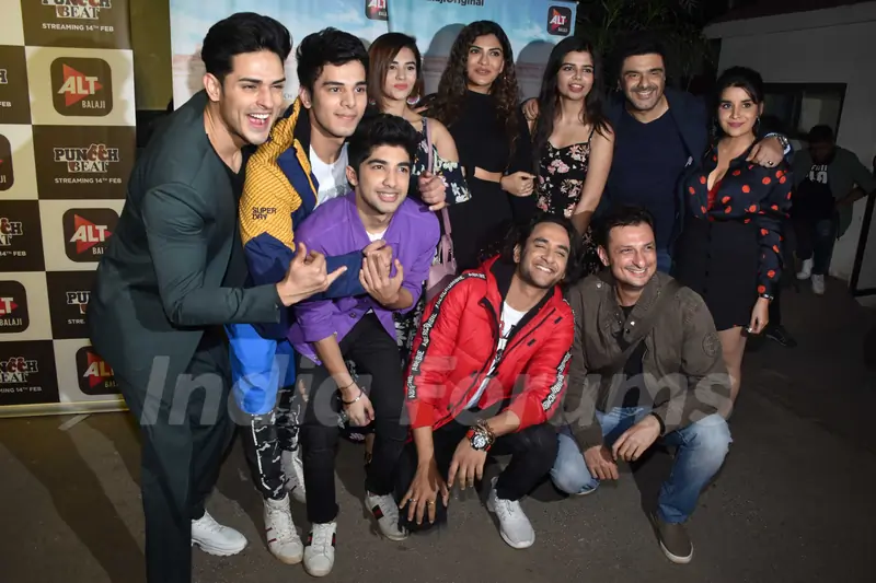 Cast of Puncch Beat at screening
