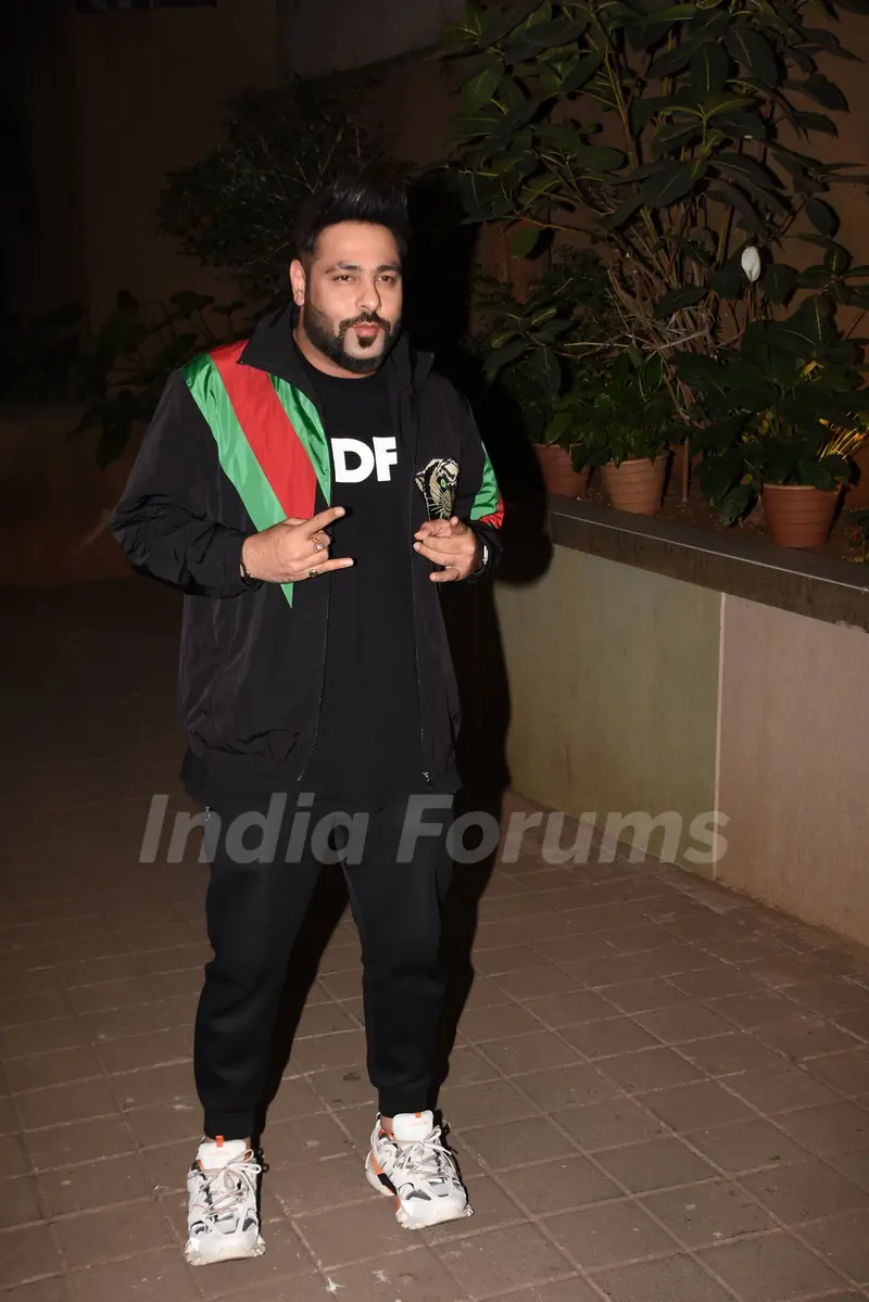 Badshah snapped at Punit Malhotra's Valentine Bash