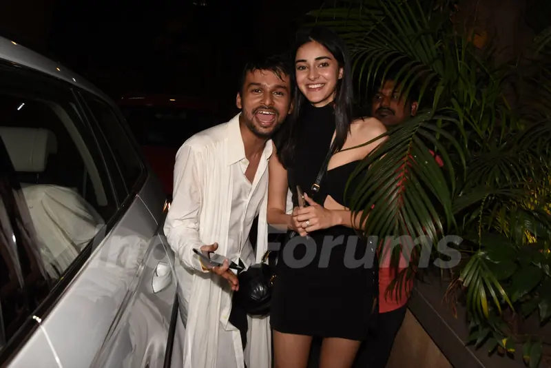 Ananya Pandey snapped at Punit Malhotra's Valentine Bash