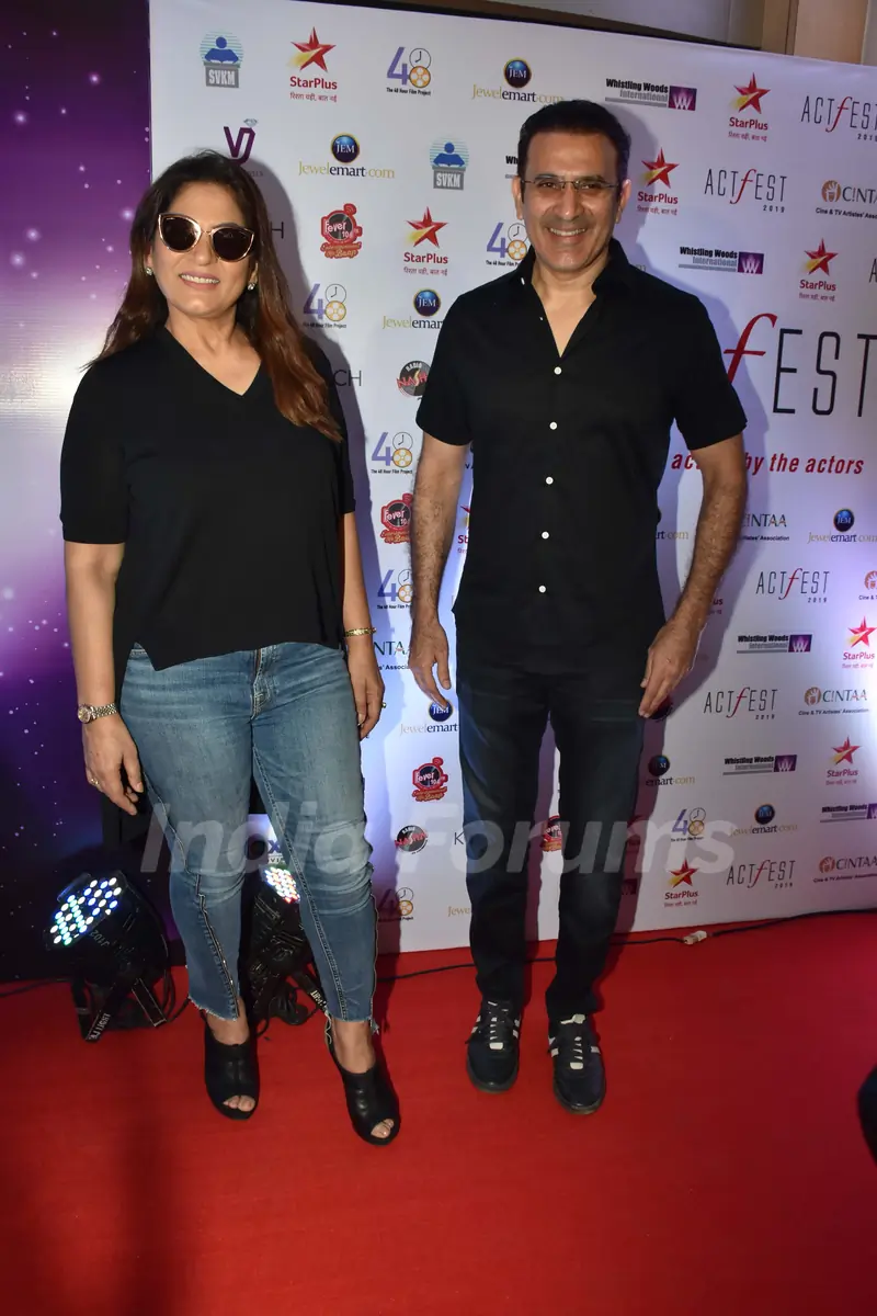 Archana and Parmeet snapped at CINTAA Act Fest