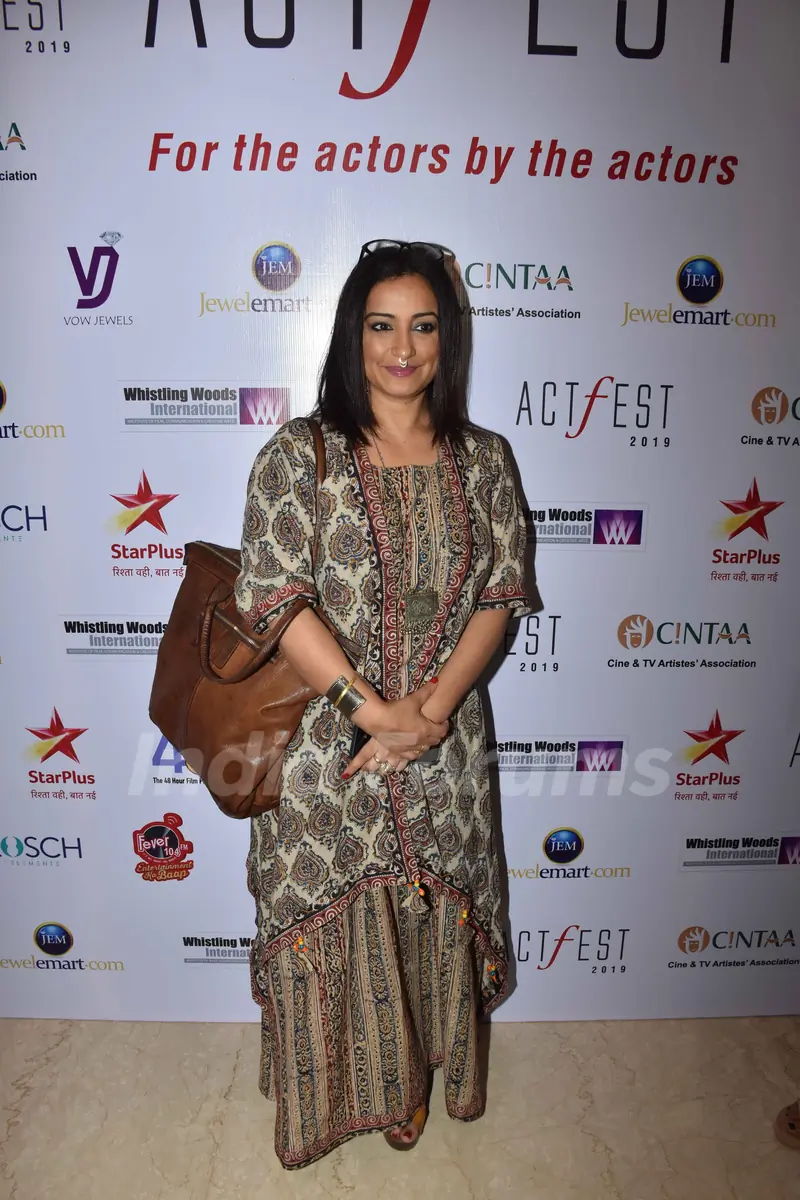 Divya Dutta snapped at CINTAA Act Fest