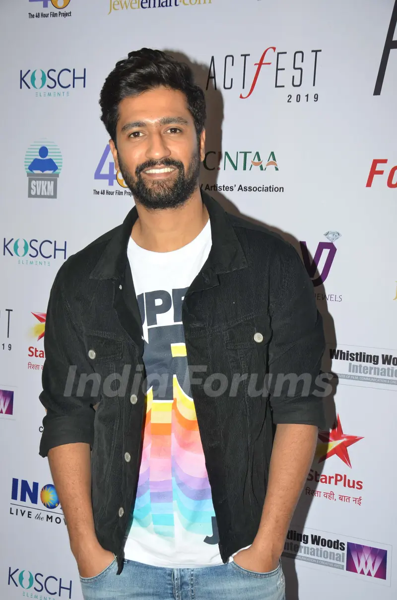 Vicky Kaushal snapped at CINTAA Act Fest