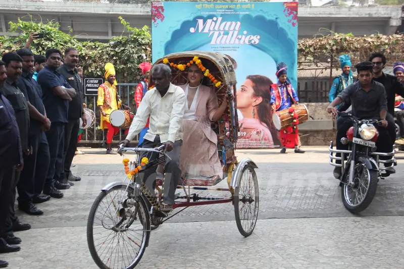 Ali and Shraddha snapped at Milan Talkies Trailer Launch