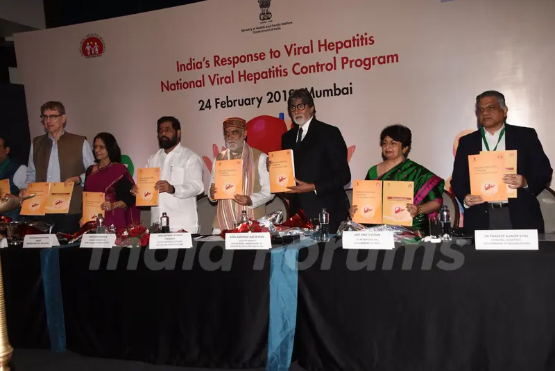 Amitabh Bachchan at National Viral Hepatitis Control program