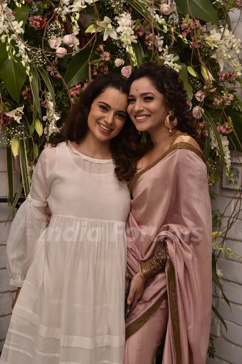 Kangana and Ankita at Manikarnika Success bash!