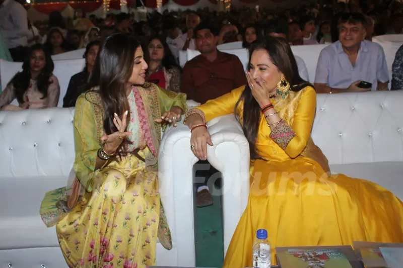 Shilpa Shetty and Jaya Prada at an annual day in Versova!