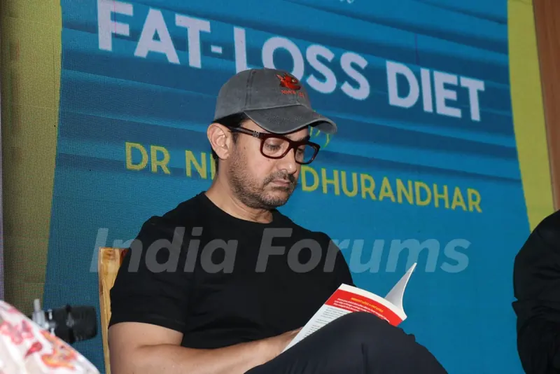 Aamir Khan snapped at a Book Launch