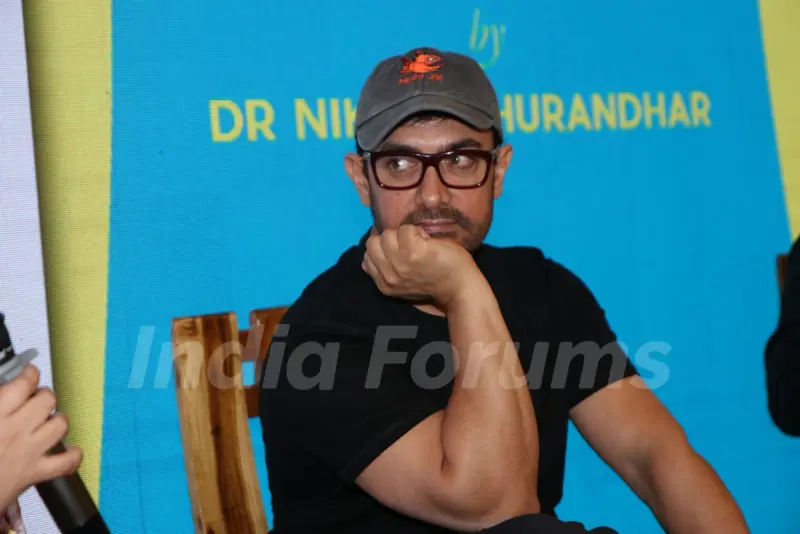 Aamir Khan snapped at a Book Launch