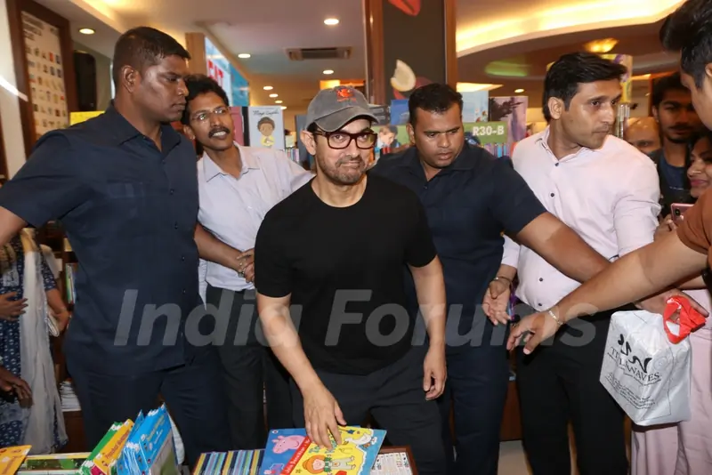 Aamir Khan snapped at a Book Launch