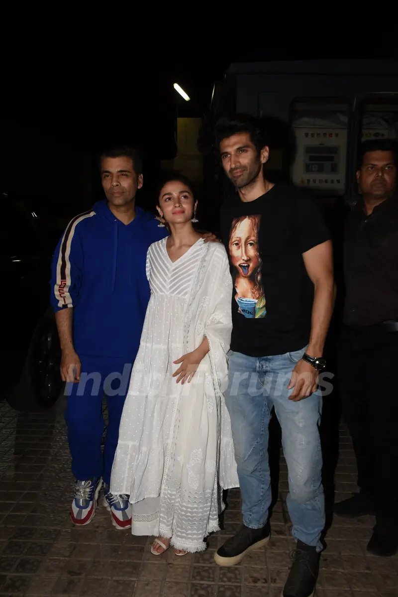 Bollywood celebrities at the special screening of Kalank!