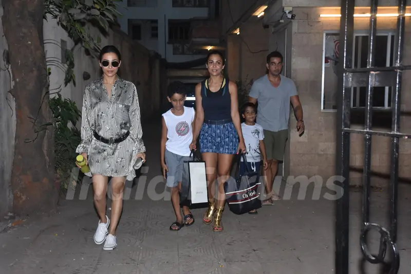 Malaika and Amrita Arora snapped around Mumbai
