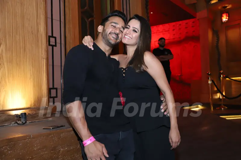 Anita Hassanandani and Rohit Reddy Snapped at their song launch
