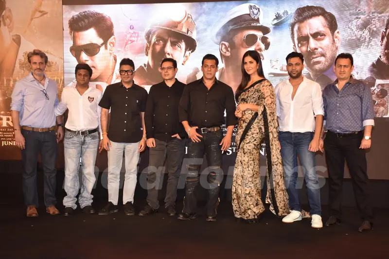 Bharat Team posing at Bharat song launch 