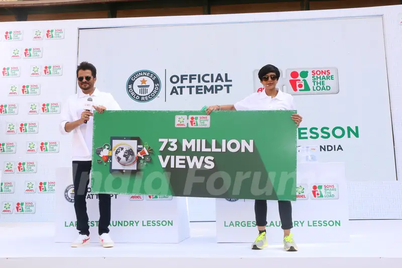 Anil Kapoor and Mandira Bedi reveals the final views of sons share the load movement- 73 million