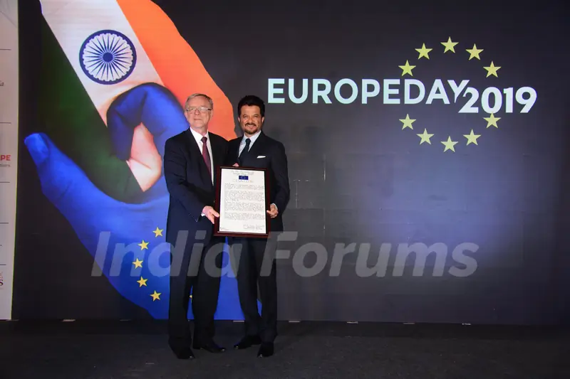 Anil Kapoor felicitated by Council of European Chambers of Commerce in India and European Union Mumbai