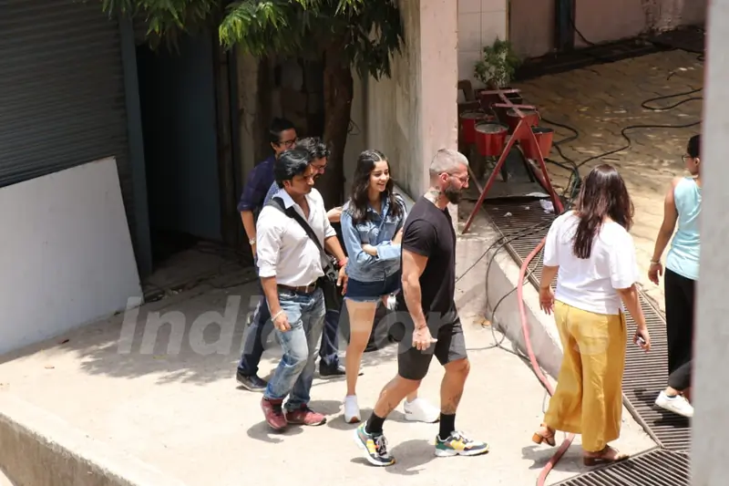Ananya Panday spotted around the town!