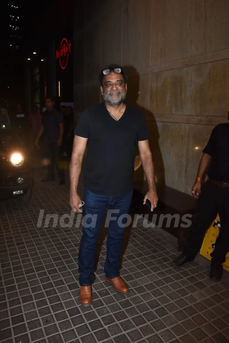 Anees Bazmee snapped at the screening of India's Most Wanted.