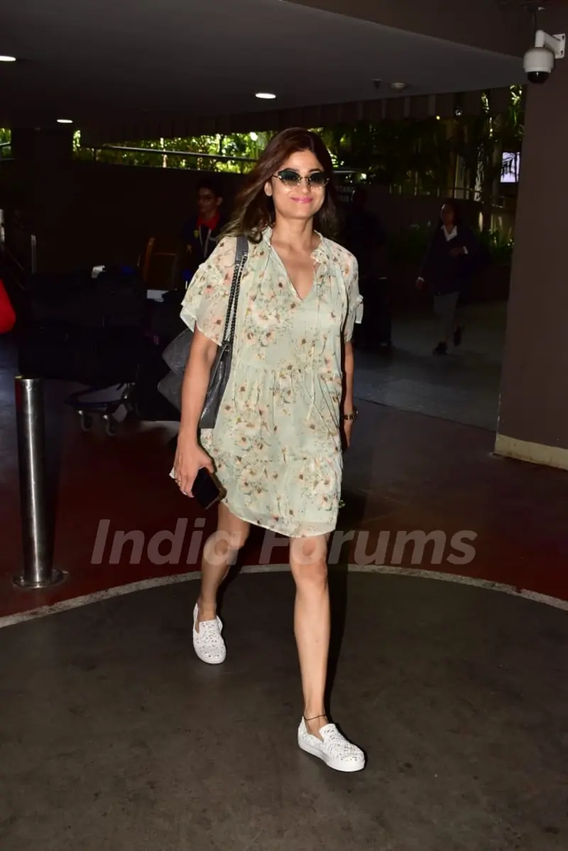 Shamita Shetty spotted around the town  