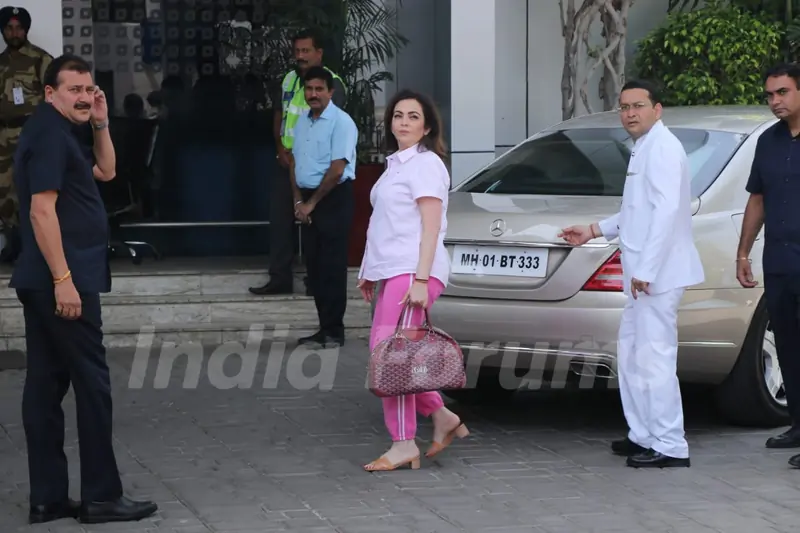 Nita Ambani  spotted at the Airport
